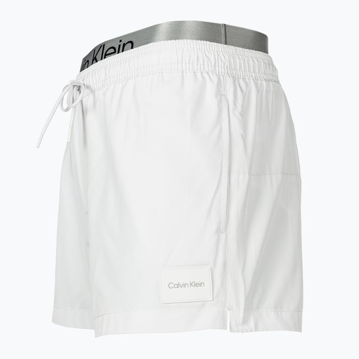 Ανδρικό Calvin Klein Short Double Waistband μαγιό σορτς nimbus cloud 3