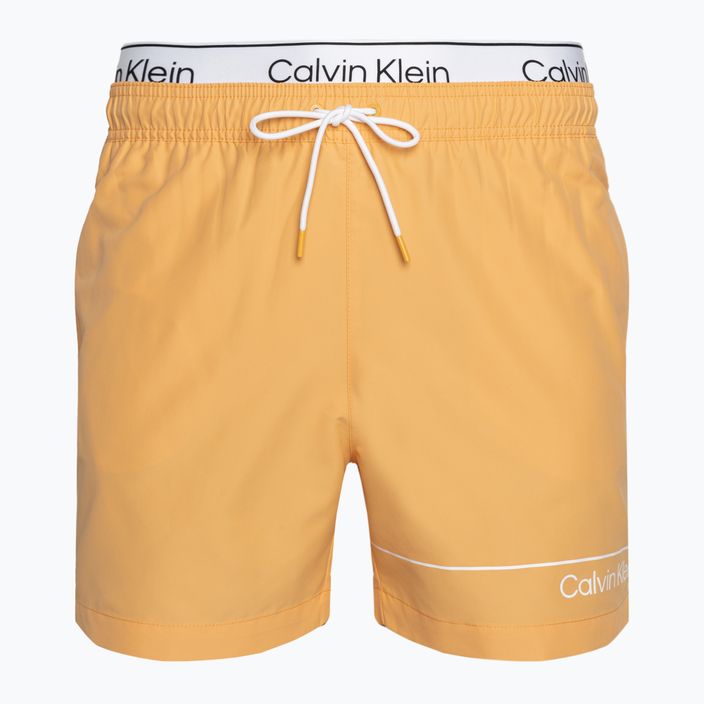 Ανδρικό Calvin Klein Medium Double WB buff πορτοκαλί μαγιό σορτς