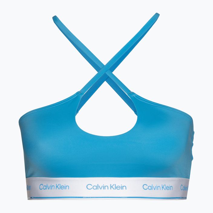 Calvin Klein Halter Bralette μαγιό top malibu blue