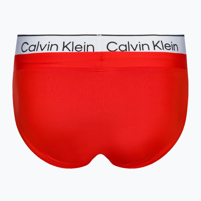 Ανδρικό Calvin Klein Brief Double WB μαγιό κόκκινο 2