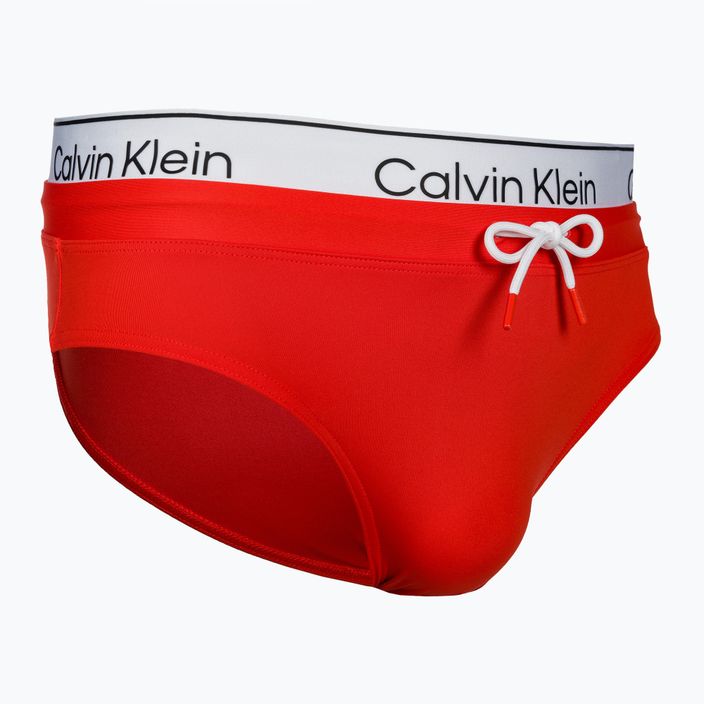 Ανδρικό Calvin Klein Brief Double WB μαγιό κόκκινο 3