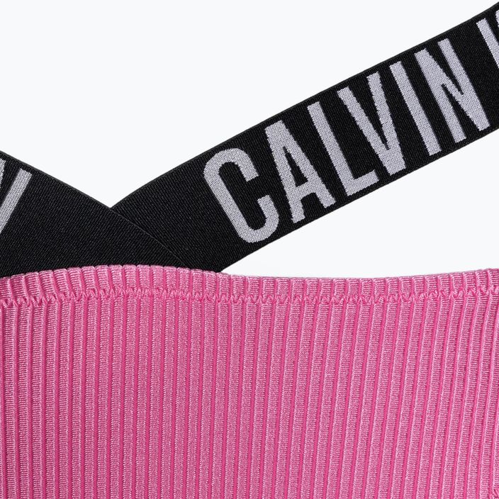 Calvin Klein High Leg Cheeky Bikini bottom έντονο ροζ 3