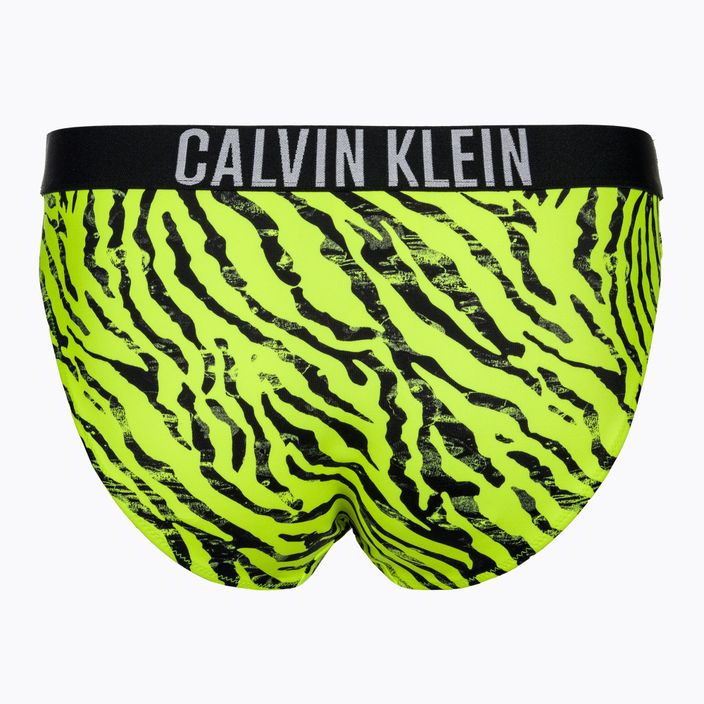 Calvin Klein Μπικίνι Εκτύπωση zebra citrust burst σλιπ μαγιό 2