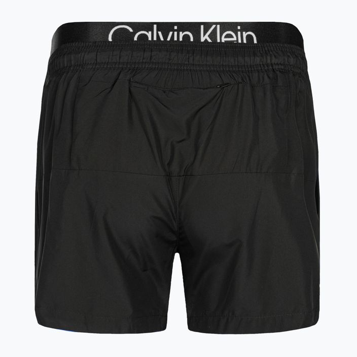 Ανδρικό Calvin Klein Short Double Waistband μαγιό μαύρο 2