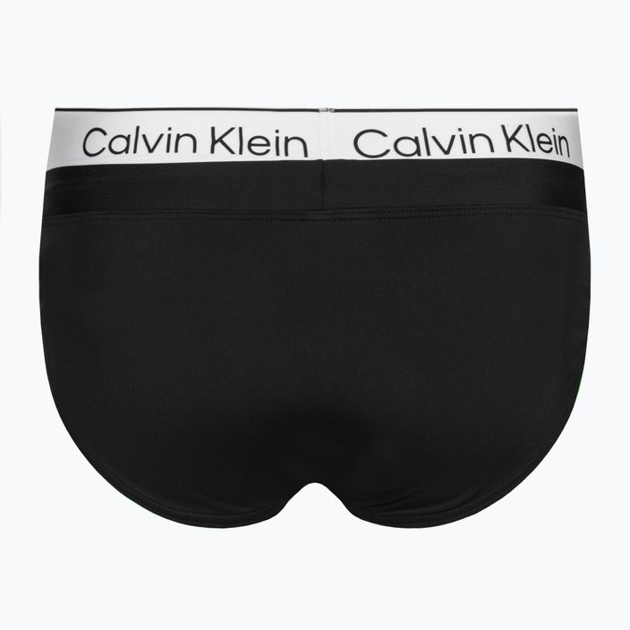 Ανδρικό Calvin Klein Brief Double WB μαγιό μαύρο 2