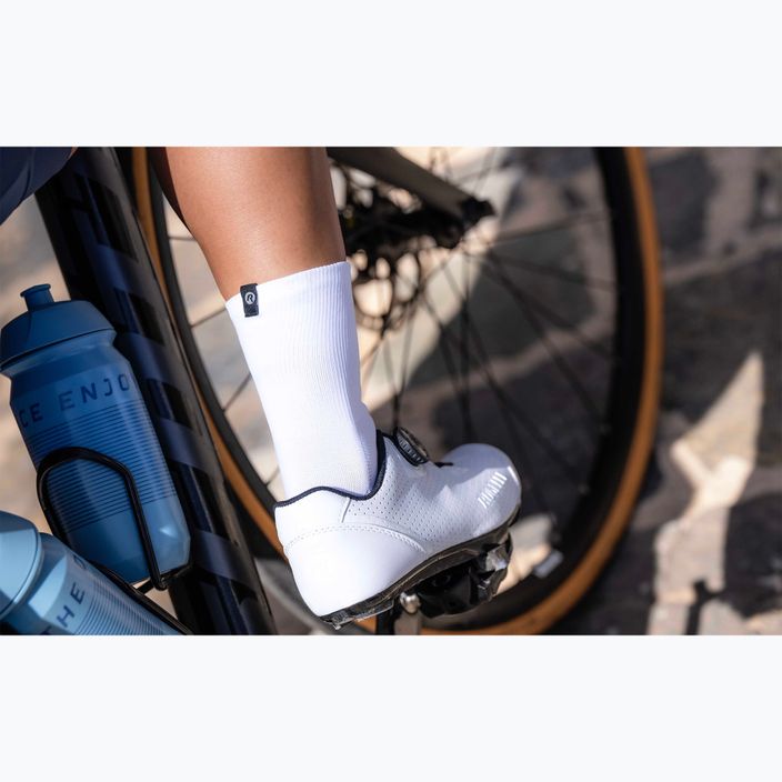 Rogelli Essential κάλτσες ποδηλασίας 2 ζευγάρια λευκές 4