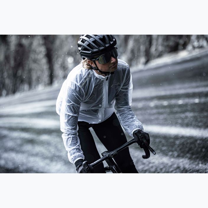 Γυναικείο ποδηλατικό μπουφάν Rogelli Emergency λευκό 8