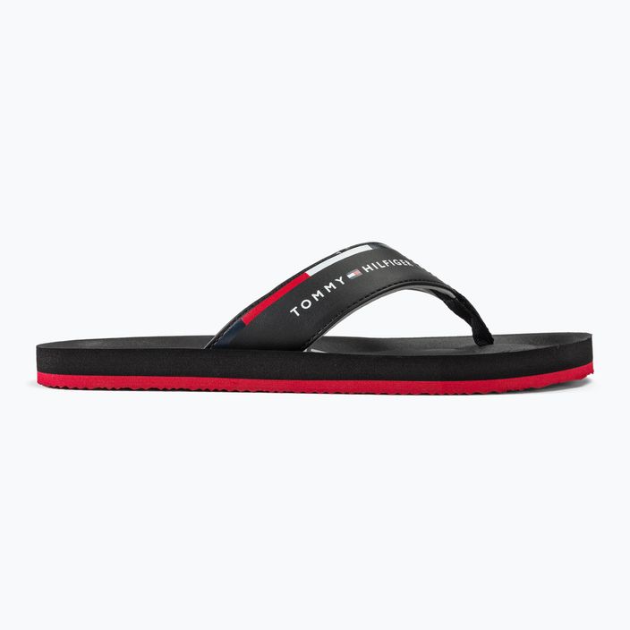 Ανδρικά σανδάλια Tommy Hilfiger Comfort Beach Sandal μαύρα σαγιονάρες 2