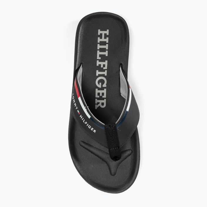 Ανδρικά σανδάλια Tommy Hilfiger Comfort Beach Sandal μαύρα σαγιονάρες 5