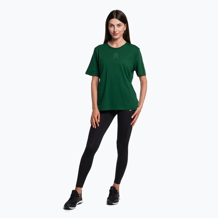 Tommy Hilfiger γυναικείο προπονητικό πουκάμισο Regular Th Monogram πράσινο 2
