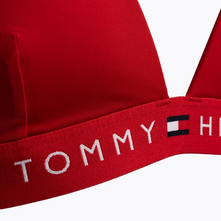 Tommy Hilfiger Triangle Fixed Foam μαγιό top κόκκινο 3