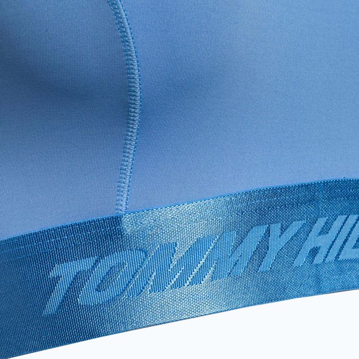 Tommy Hilfiger Essentials Mid Int Racer Back μπλε σουτιέν γυμναστικής 6