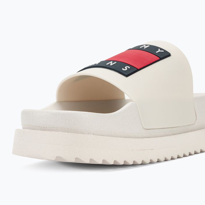 Tommy Jeans Women's Elevated Flatform Slide εκρού σαγιονάρες 8