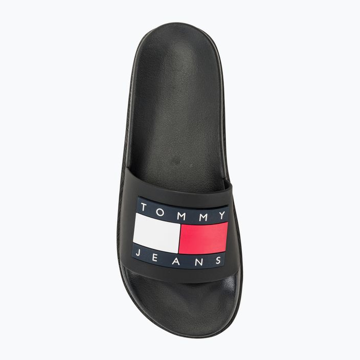 Tommy Jeans γυναικεία Elevated Flatform Slide μαύρο 6