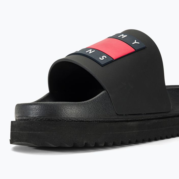 Tommy Jeans γυναικεία Elevated Flatform Slide μαύρο 8