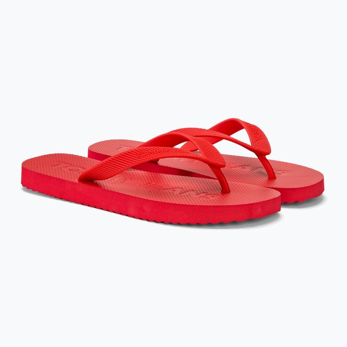 Ανδρικά Tommy Jeans Beach Flip Flop βαθύ βυσσινί 4