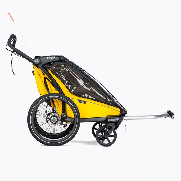 Thule Chariot Sport διπλό ρυμουλκούμενο ποδηλάτου κίτρινο 10201024 2