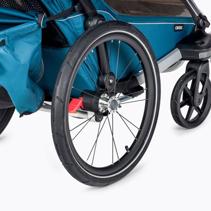 Thule Chariot Cross 1 μονό ρυμουλκούμενο ποδηλάτου μπλε 10202021 6