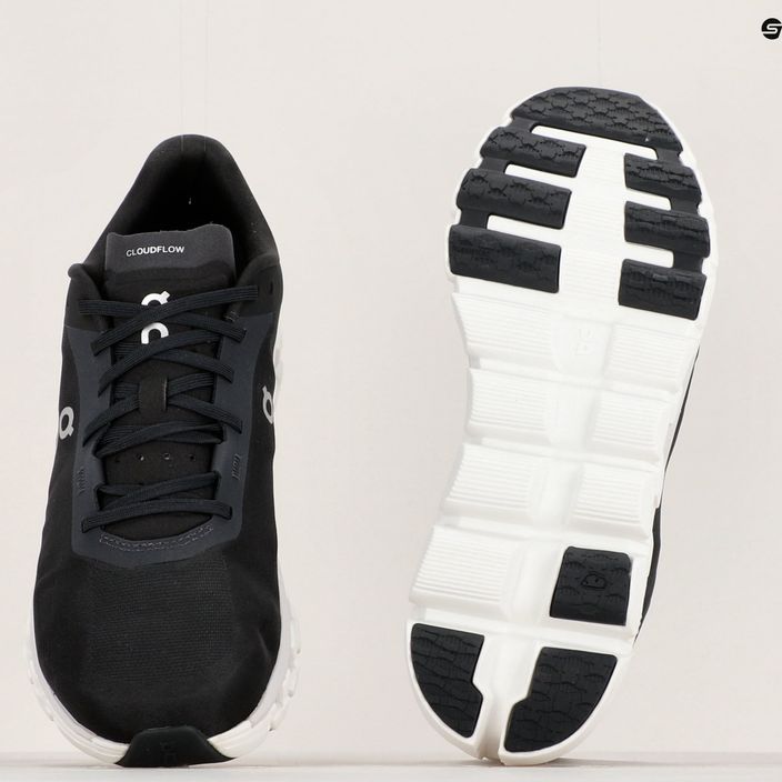 Ανδρικά παπούτσια για τρέξιμο On Cloudflow 4 μαύρο/λευκό 15