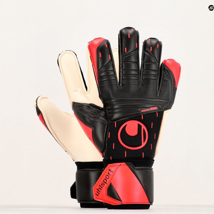 Παιδικά γάντια τερματοφύλακα uhlsport Classic Absolutgrip μαύρο/κόκκινο/λευκό 4