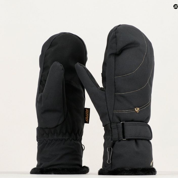 Γυναικεία γάντια σκι ZIENER Kahlia PR μαύρο χρυσό art 3