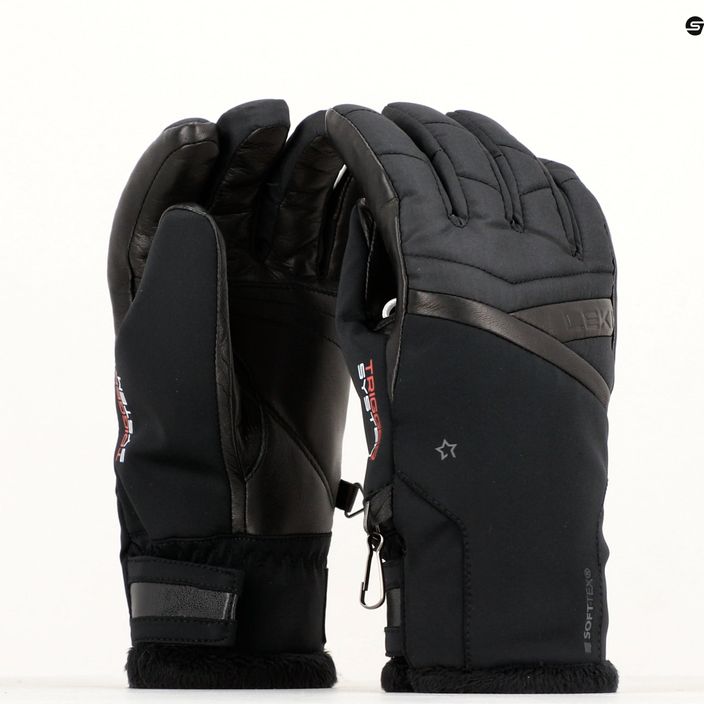 LEKI Γυναικεία γάντια σκι Snowfox 3D μαύρο 9