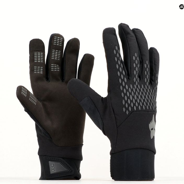 Fox Racing Defend Pro Winter μαύρα γάντια ποδηλασίας 9