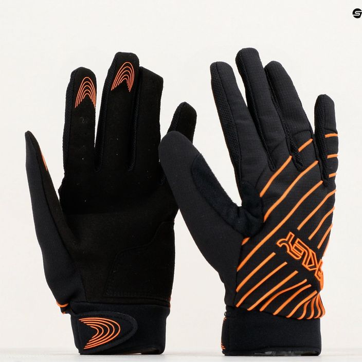 Oakley Drop In Mtb Glove 2.0 ανδρικά γάντια ποδηλασίας μαύρο και πορτοκαλί FOS901323 3