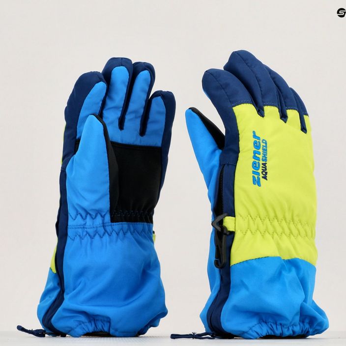 Γάντια σκι ZIENER Levio AS Minis Persian Blue Γάντια σκι 3