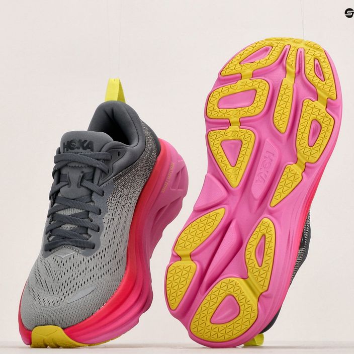 Γυναικεία παπούτσια για τρέξιμο HOKA Bondi 8 castlerock/strawberry 8