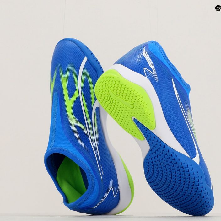PUMA Ultra Match LL IT + Mid Jr παιδικά ποδοσφαιρικά παπούτσια ultra blue/puma white/pro green 8