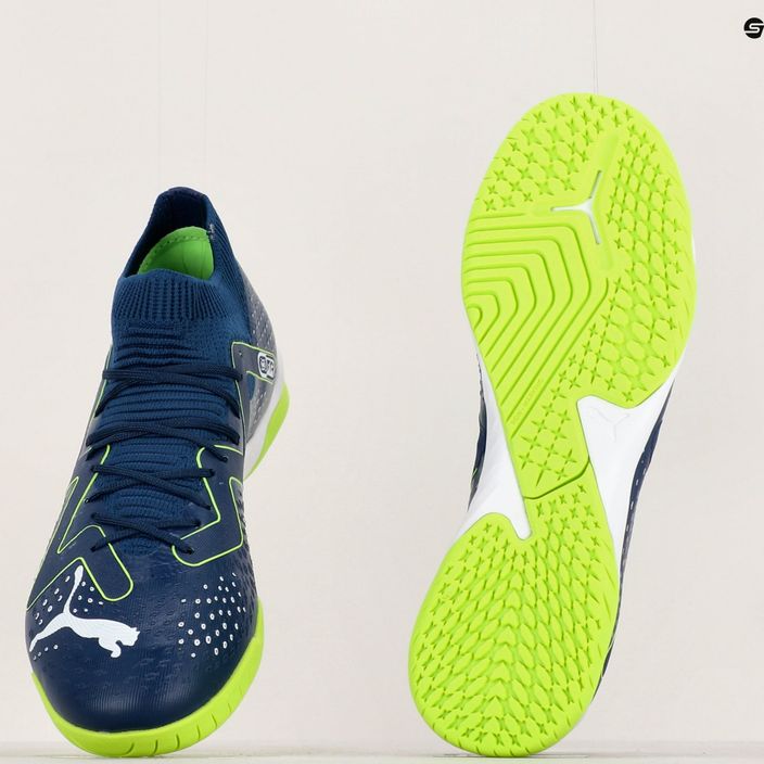 PUMA Future Match IT ανδρικά ποδοσφαιρικά παπούτσια μπλε/λευκό/puma/πράσινο pro 15