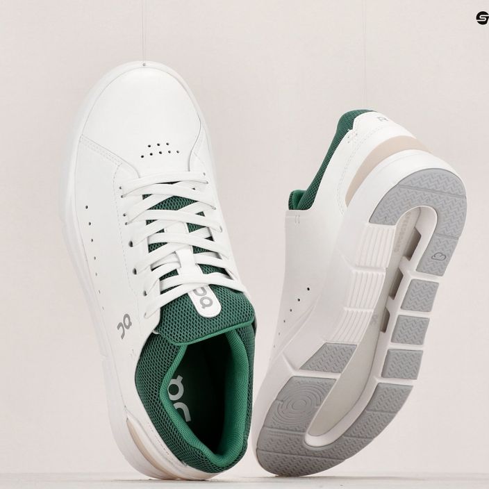 Γυναικεία On Running The Roger Advantage λευκά/πράσινα παπούτσια 15