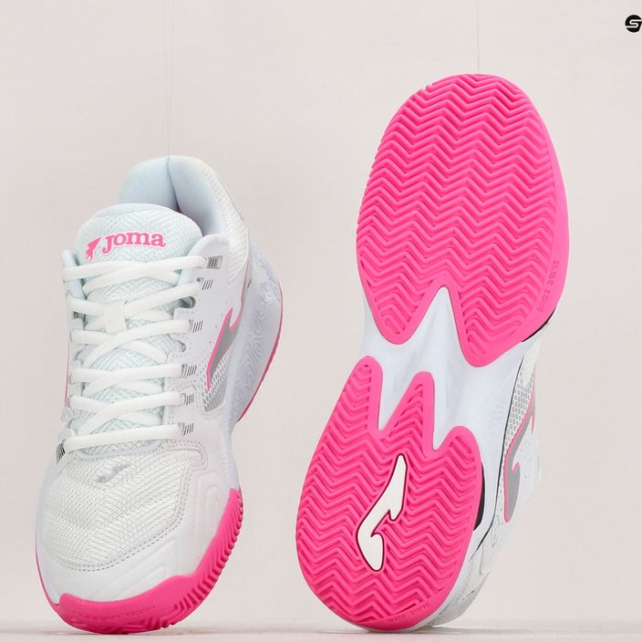 Γυναικεία παπούτσια τένις Joma Master 1000 Lady λευκό/φούξια 10