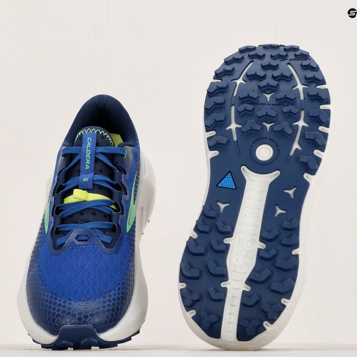 Brooks Caldera 6 ανδρικά αθλητικά παπούτσια για τρέξιμο μπλε/σερφ στο διαδίκτυο/πράσινο 8
