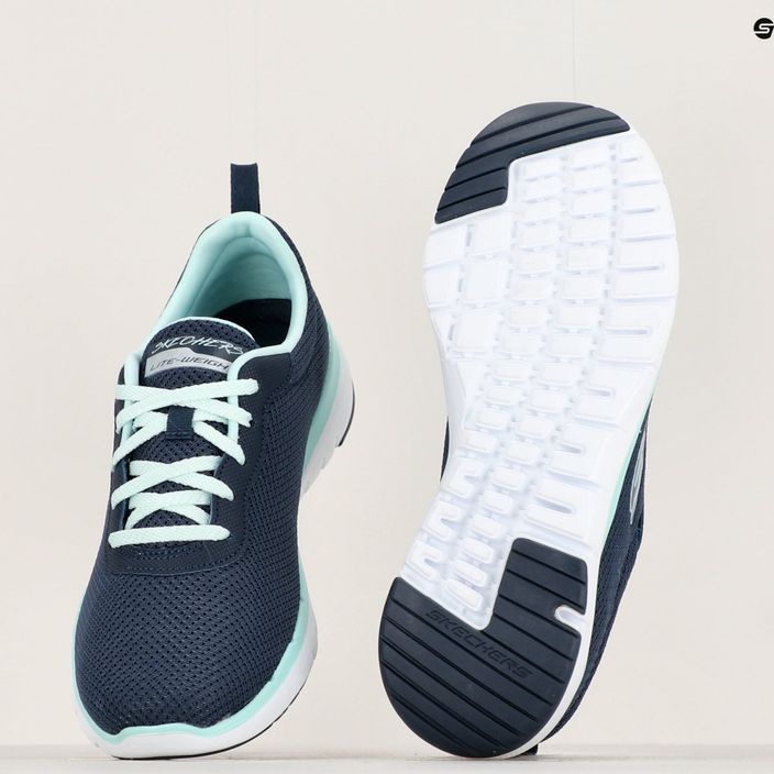 Γυναικεία παπούτσια προπόνησης SKECHERS Flex Appeal 3.0 First Insight navy/aqua 13