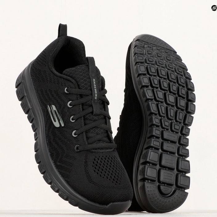 Γυναικεία παπούτσια προπόνησης SKECHERS Graceful Get Connected μαύρο 13