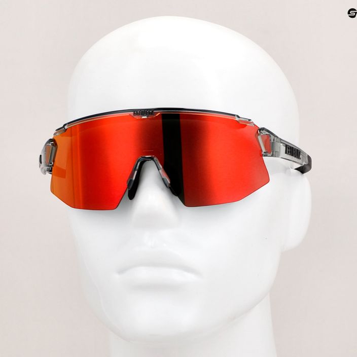 Bliz Breeze S3+S2 διαφανή γυαλιά ποδηλασίας σκούρο γκρι/καφέ κόκκινο πολλαπλό/πορτοκαλί 9