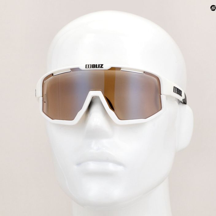 Bliz Fusion Nano Optics Φωτοχρωμικά S1-S3 ματ λευκά/καφέ γυαλιά ποδηλασίας πολλαπλών χρήσεων 10