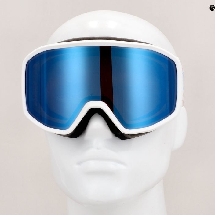 Γυναικεία γυαλιά σνόουμπορντ ROXY Izzy sapin λευκό/μπλε ml 12