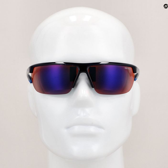 Γυαλιά ηλίου Nike Tempest E οψιδιανό/μπλε του Ειρηνικού/χρωματισμένος φακός πεδίου 9