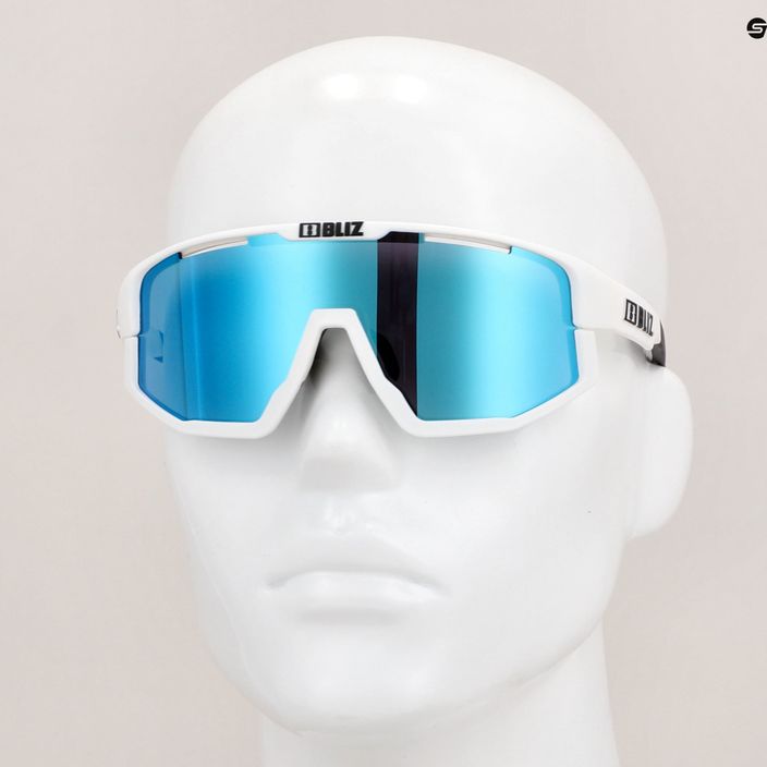 Bliz Vision S3 ματ λευκό/καπνό μπλε γυαλιά ποδηλάτου πολλαπλών χρήσεων 9