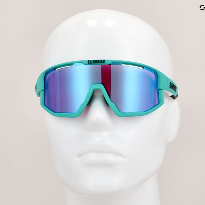 Bliz Fusion Nano Optics Nordic Light S2 γυαλιά ποδηλασίας ματ τυρκουάζ/μπεγκόνια/βιολετί μπλε multi 15