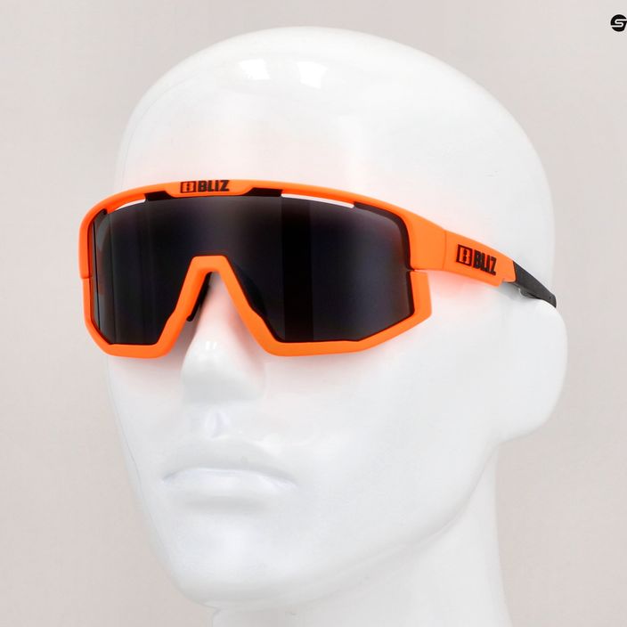 Bliz Fusion S3 ματ γυαλιά ποδηλασίας νέον πορτοκαλί/καπνός 11