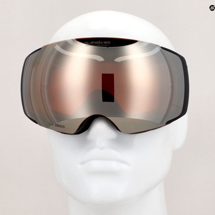 Quiksilver Greenwood S3 μαύρο / clux mi ασημί γυαλιά snowboard 12