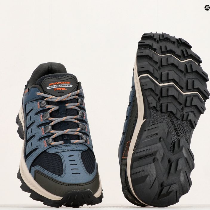 SKECHERS Equalizer 5.0 Trail Solix ανδρικά παπούτσια πεζοπορίας navy/orange 14