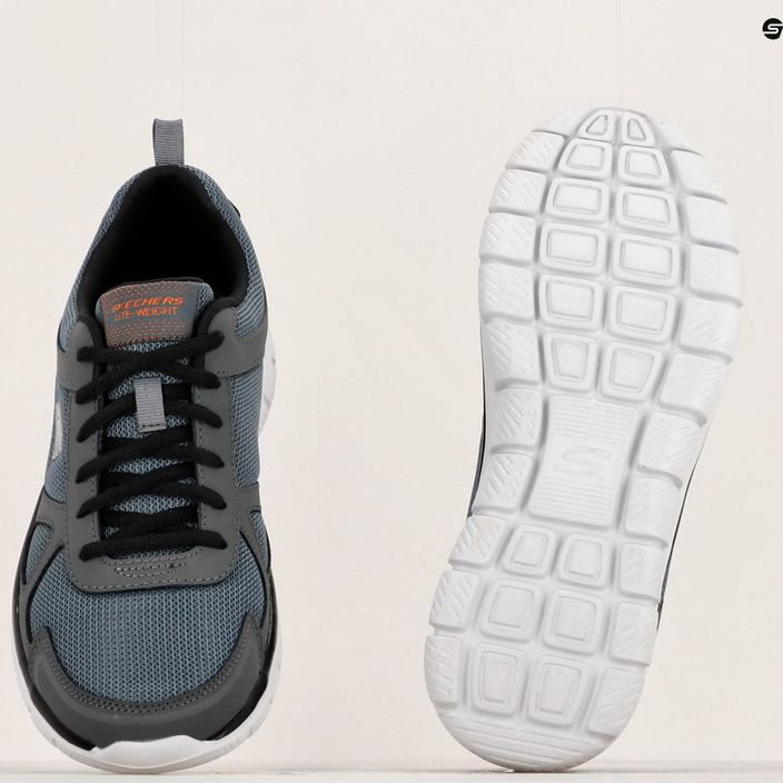 SKECHERS Track Scrolic ανδρικά παπούτσια προπόνησης ανθρακί/μαύρο 14