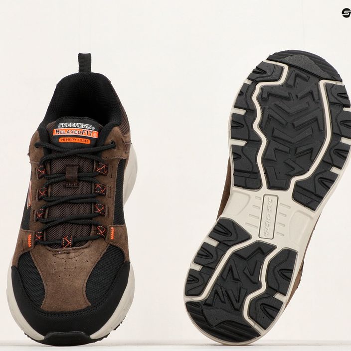 SKECHERS Oak Canyon ανδρικά παπούτσια πεζοπορίας σοκολάτα/μαύρο 14
