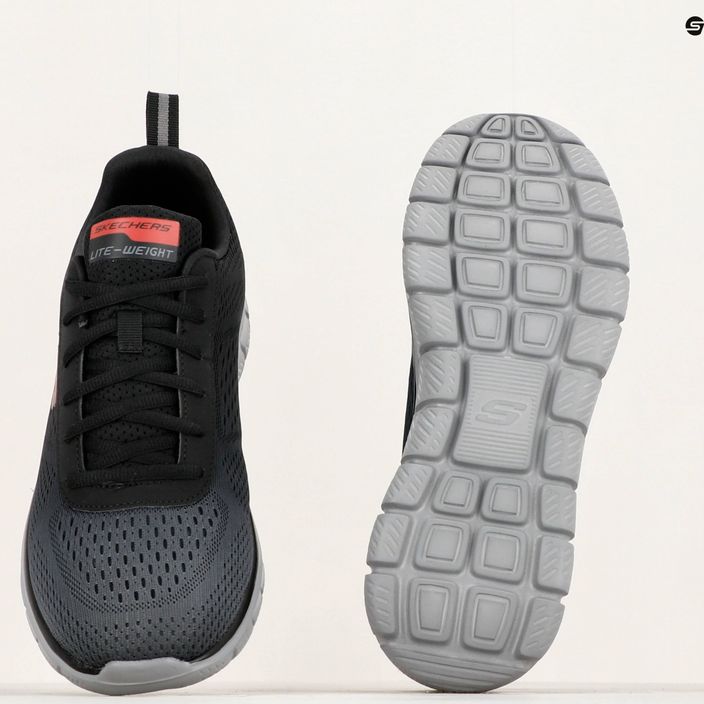 SKECHERS Track Ripkent ανδρικά παπούτσια προπόνησης μαύρο/καρβουάρ 9