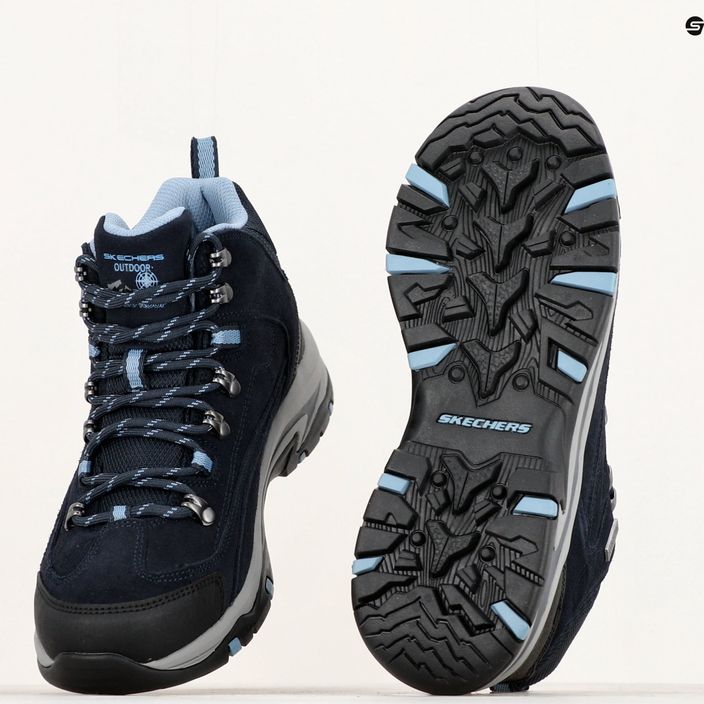 Γυναικείες μπότες πεζοπορίας SKECHERS Trego Alpine Trail navy/gray 14